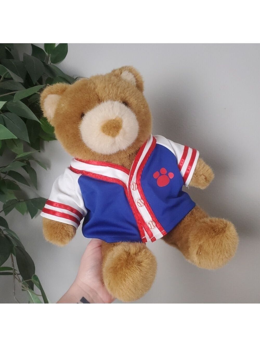 Build A Bear Baseball Red White Blue Outfit I Love You